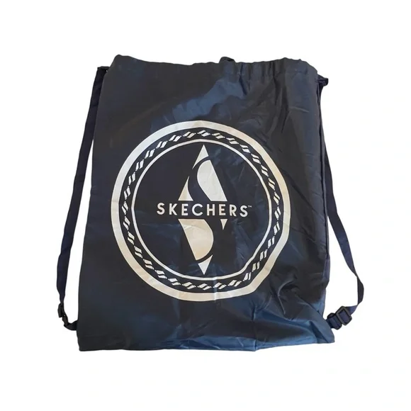 Skechers Navy Nylon Drawstring Bag - Picture 1 of 5
